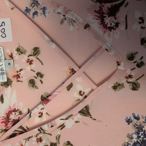 Moa Moa Pink Floral Blouse - Picture 4 of 9